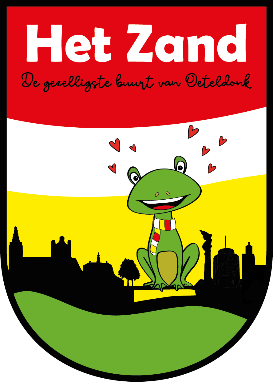 Het Zand | strijkembleem (7,5 x 10,5 cm)