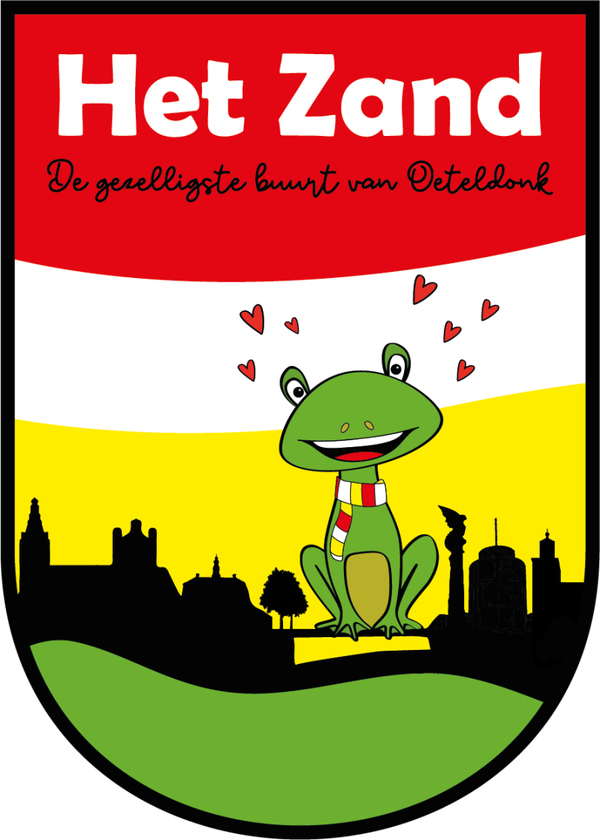 Het Zand | strijkembleem (7,5 x 10,5 cm)