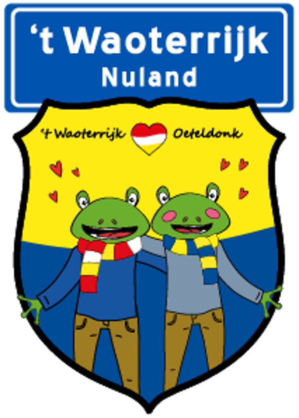 Pre-order: Nuland ('t Waoterrijk) | strijkembleem (7,5 x 10,5 cm)
