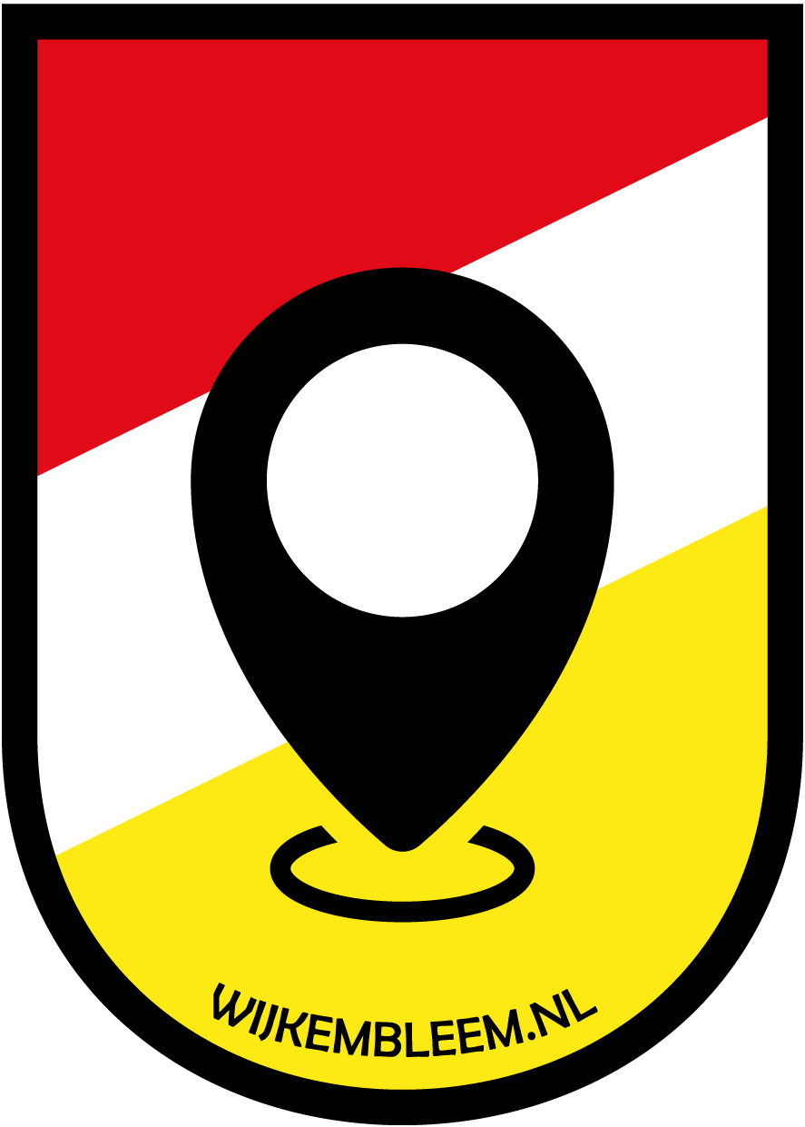 Wijkembleem.nl wapen | strijkembleem (7,5 x 10,5 cm)