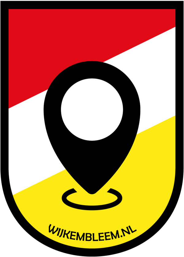 Wijkembleem.nl wapen | strijkembleem (7,5 x 10,5 cm)