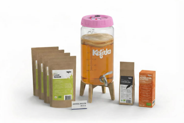 Kefirko Starterpakket KOMBUCHA volledig