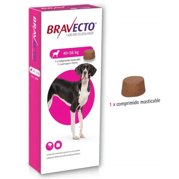 Antiparasitario Bravecto (perros 40 a 56 Kg)