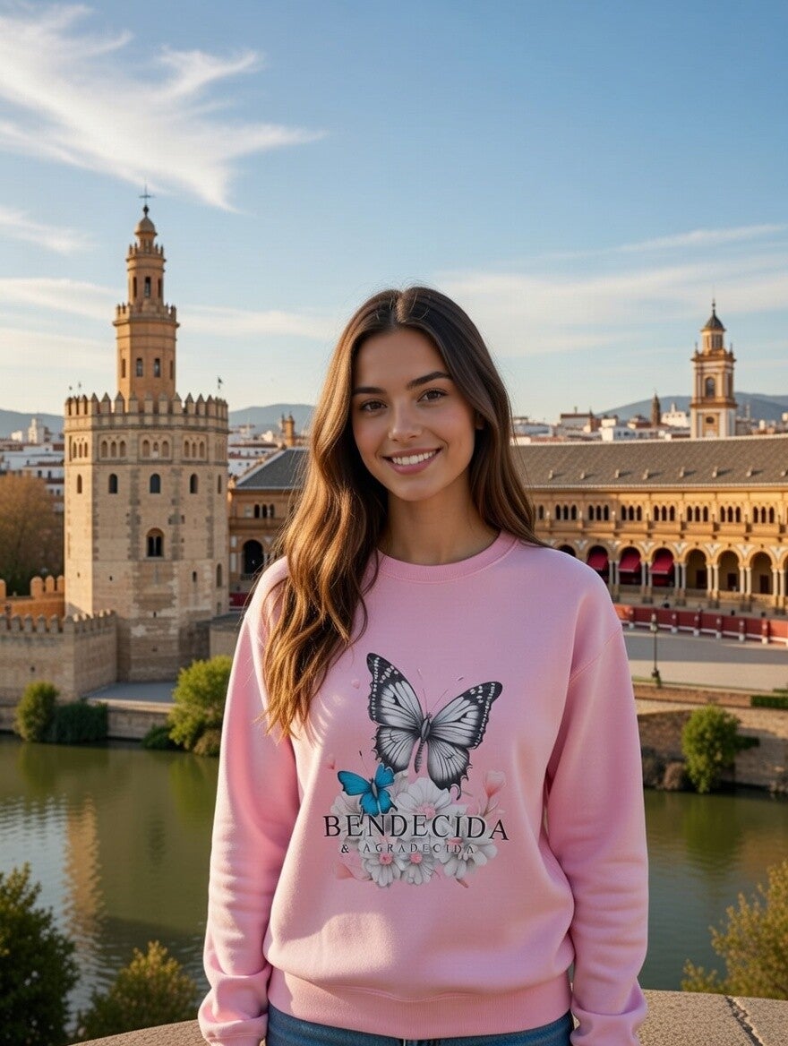 SD 007 SUDADERA ROSA