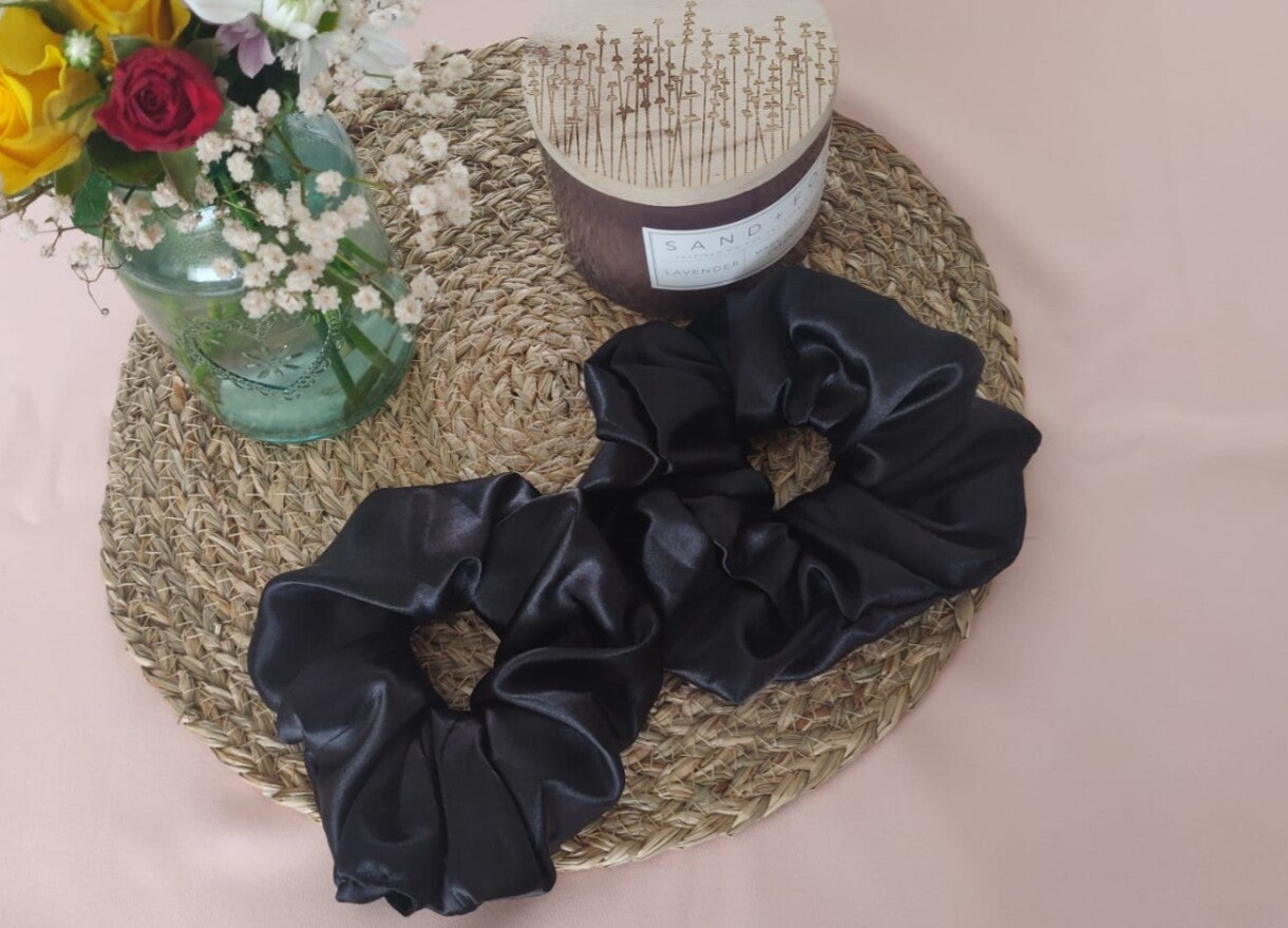Satin scrunchie