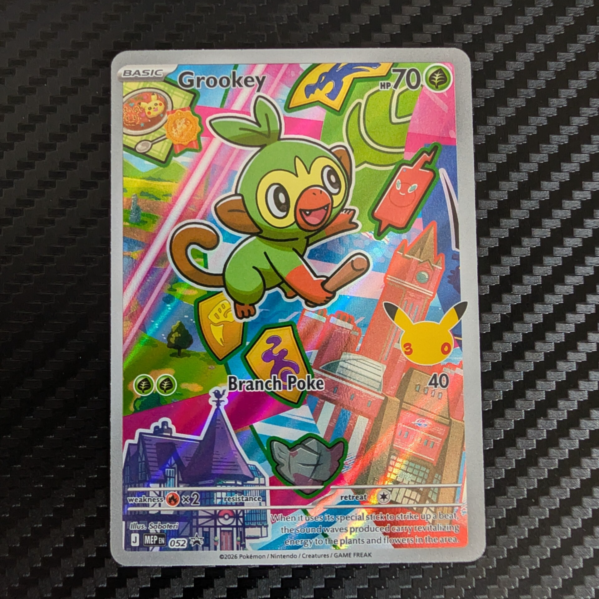 Grookey #52 Black Star Promo