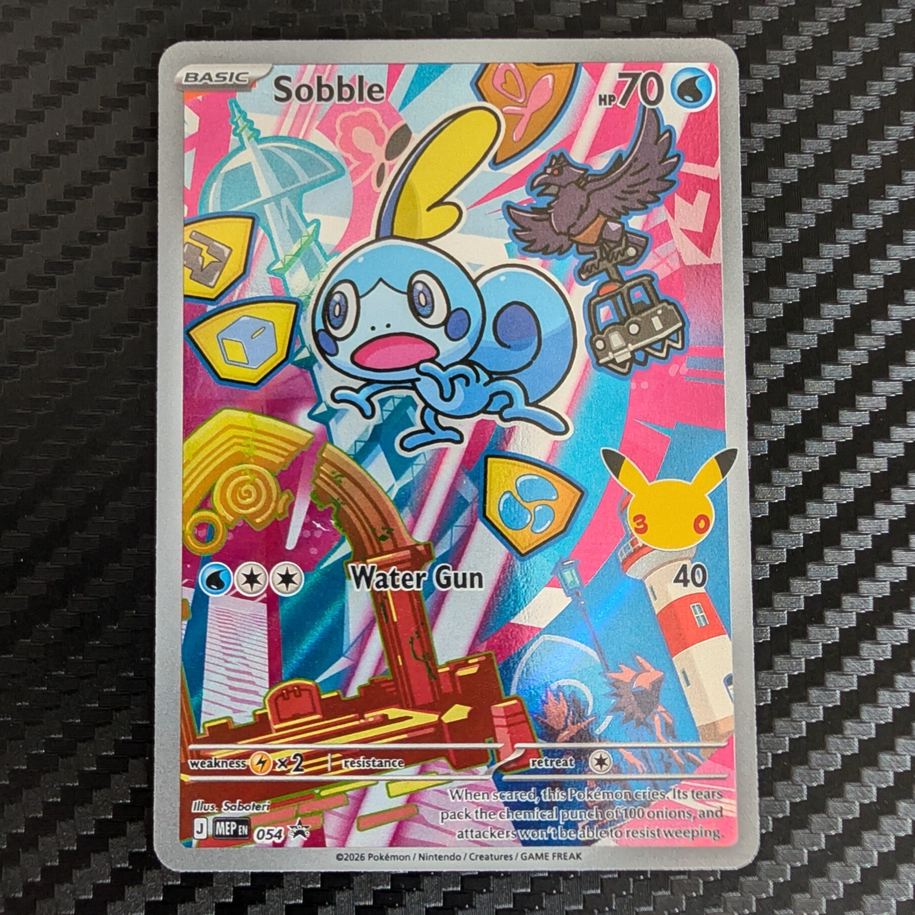 Sobble #54 Black Star Promo