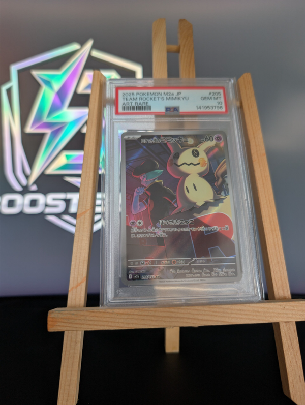 Team Rocket's Mimikyu #205 M2a AR (Japanese) PSA 10