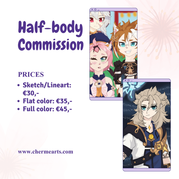 Half-Body commissions