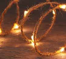 Jute ledtouw met timer