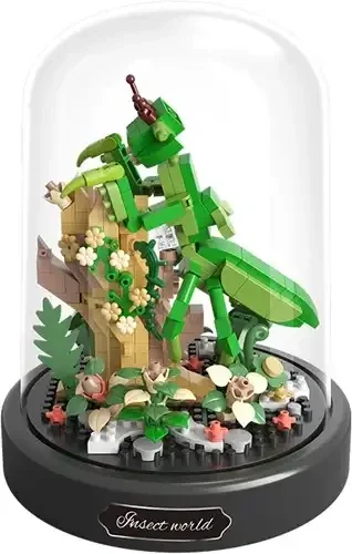 Balody Bloemen met Bidsprinkhaan