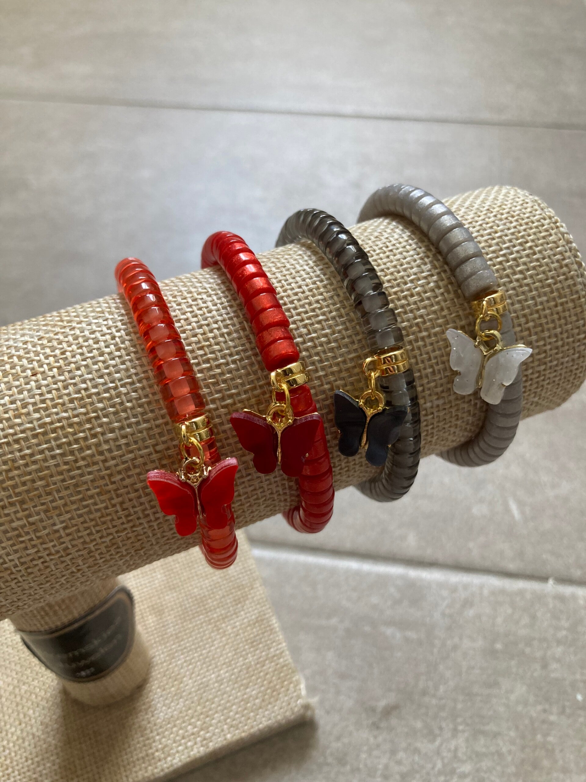 Armband ronde vlinder