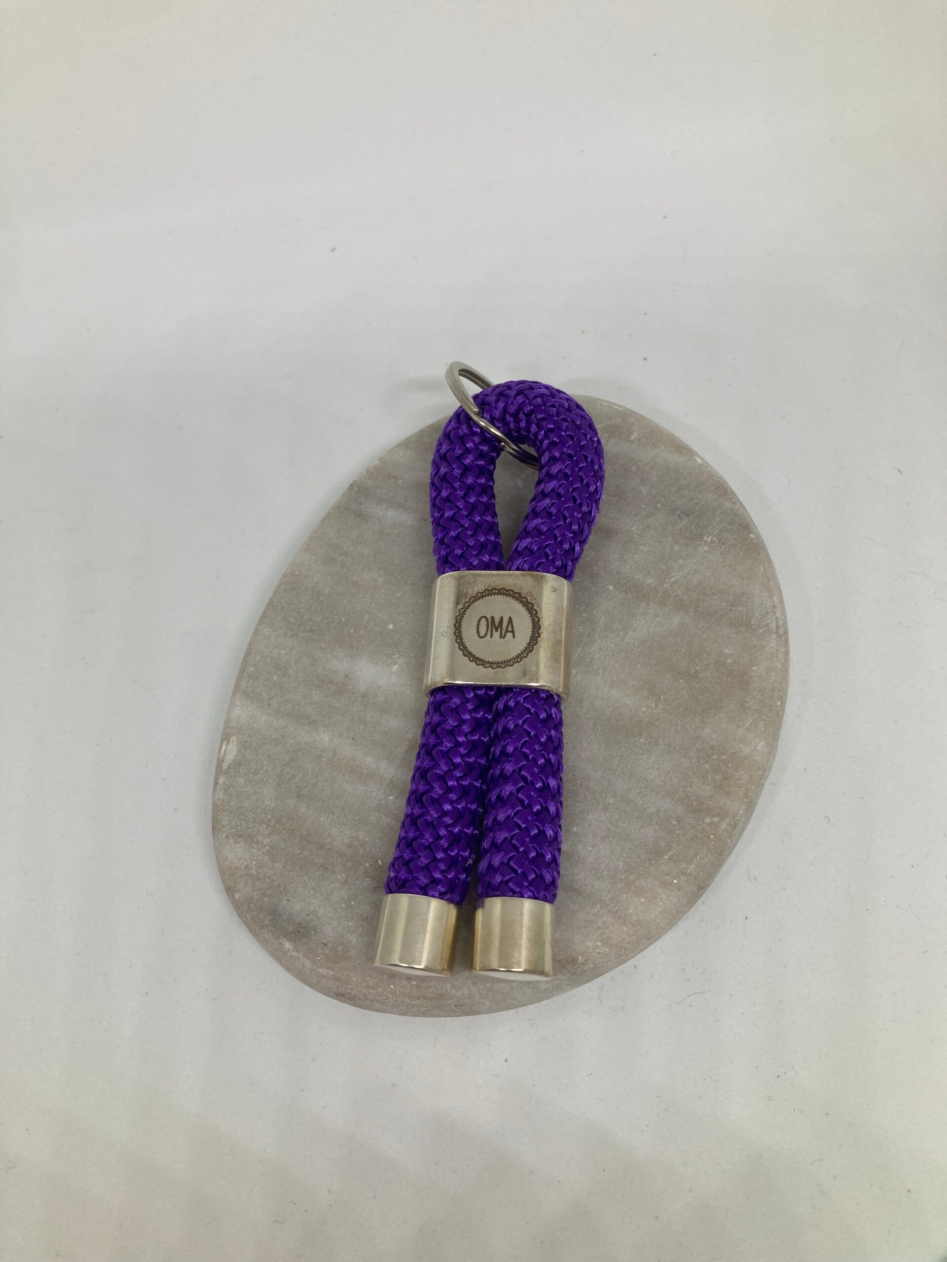 Sleutelhanger oma paars