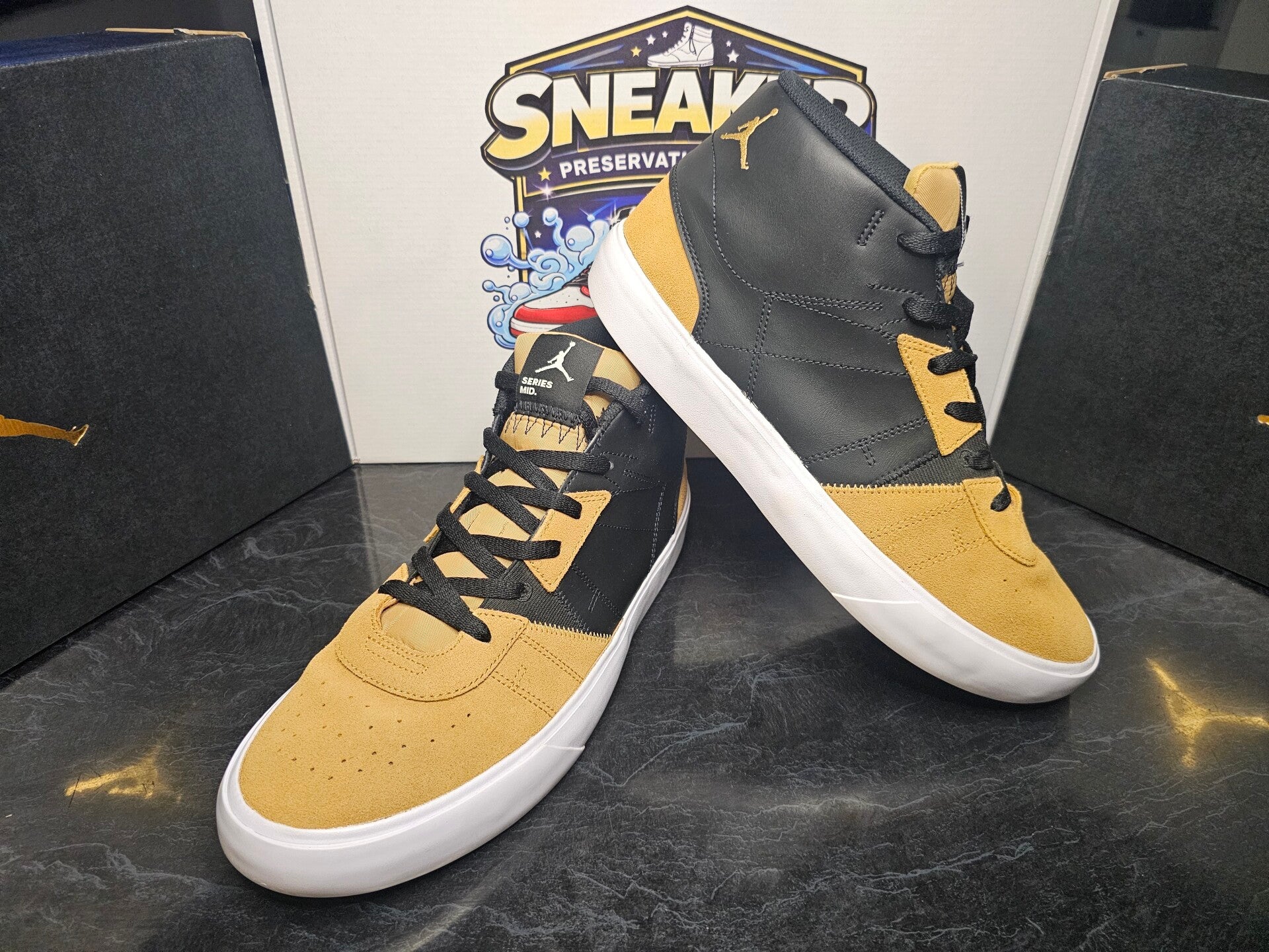 Size US 12 Air Jordan Series.03 Mid “Elemental Gold” (DA8026-017)