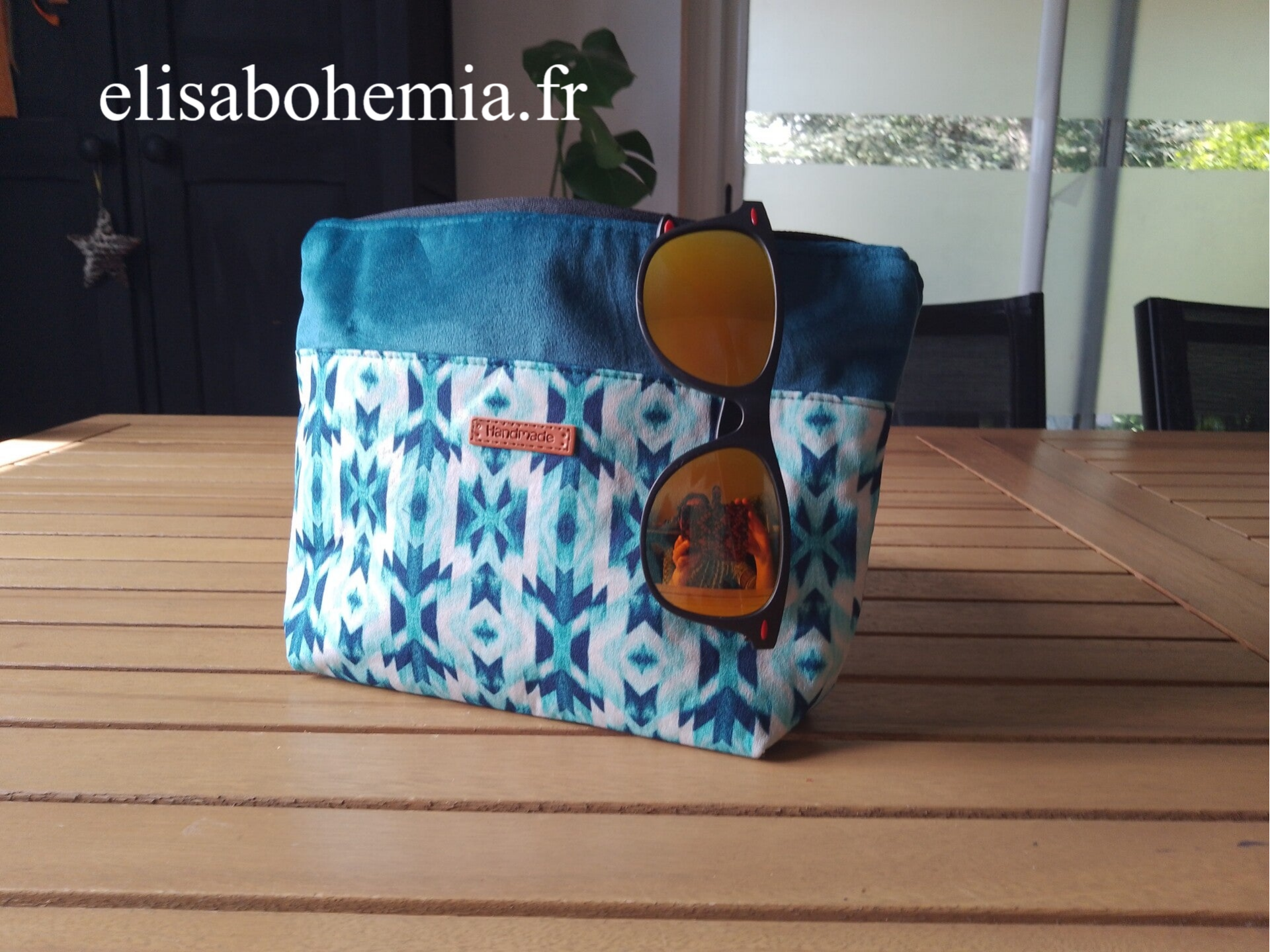 Grande trousse multi usages bleue