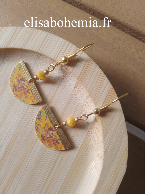 Boucles d'oreilles dragon d'Asie