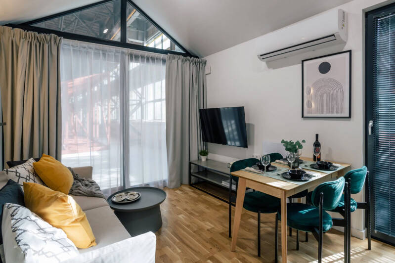 Modular Home Living Area