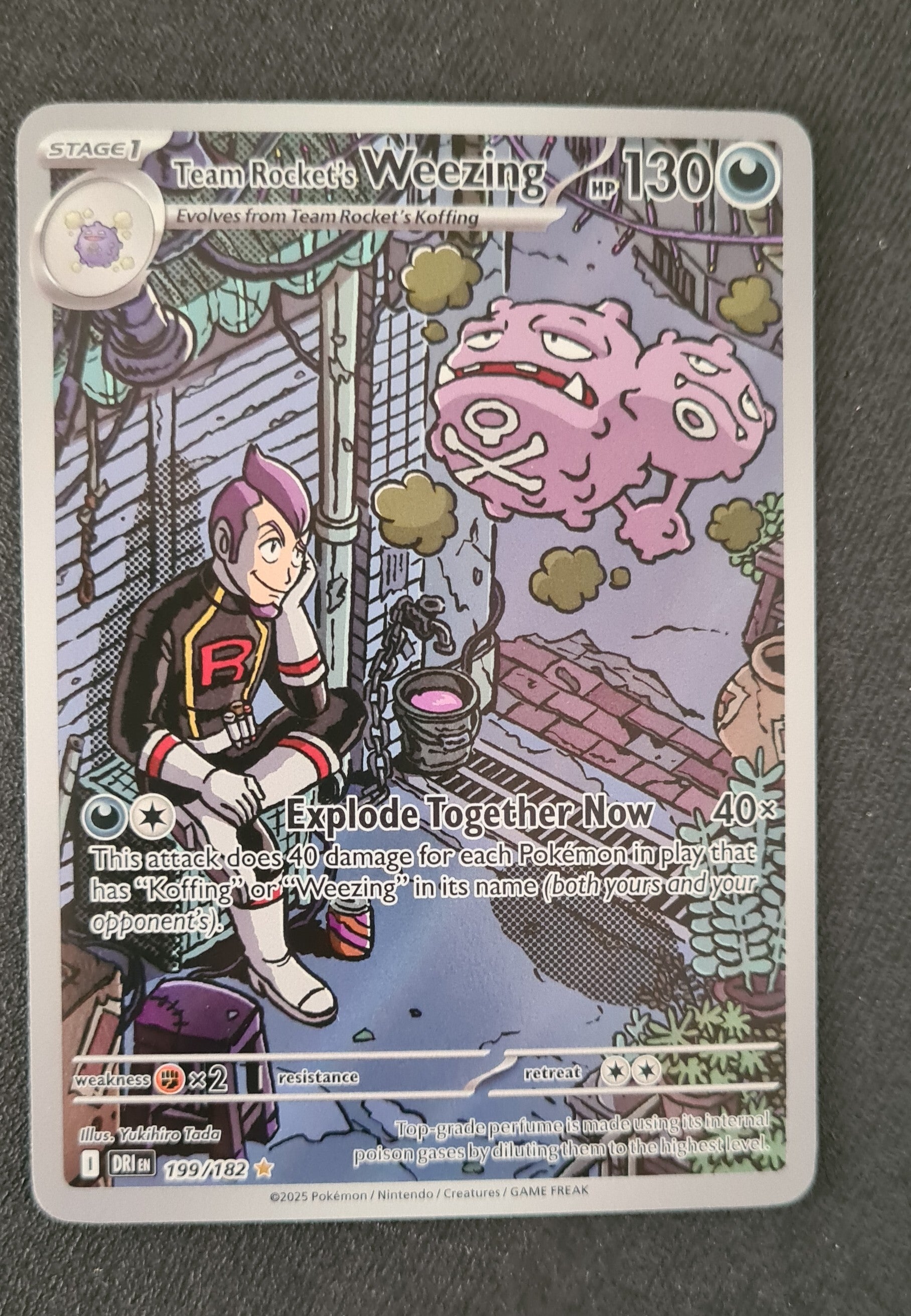 #199/182 Team Rocket's Weezing