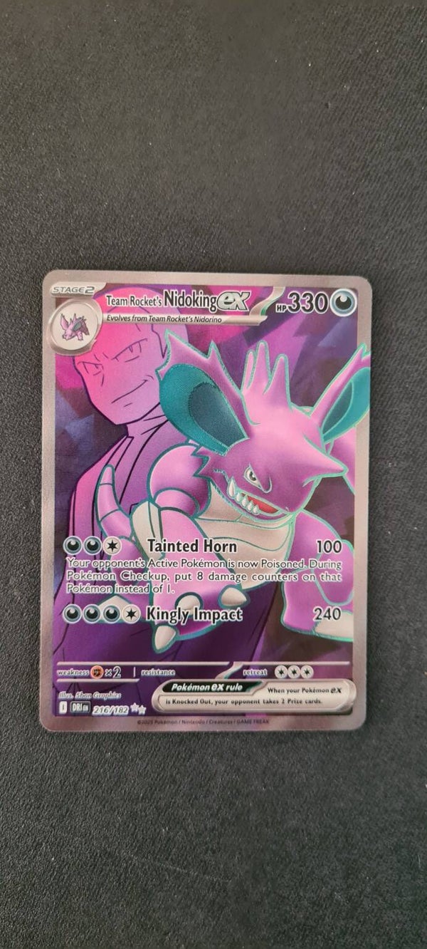 #216/182 Team Rocket's Nidoking ex