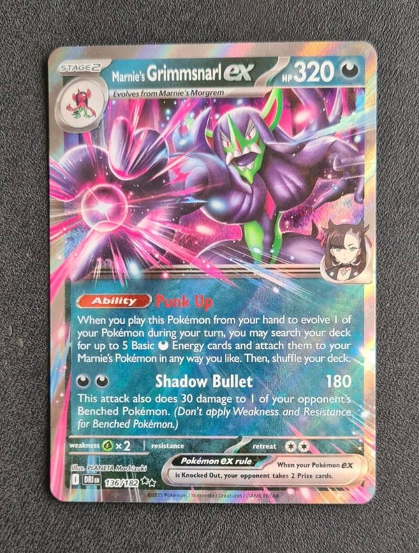 #136/182 Marnie's Grimmsnarl ex