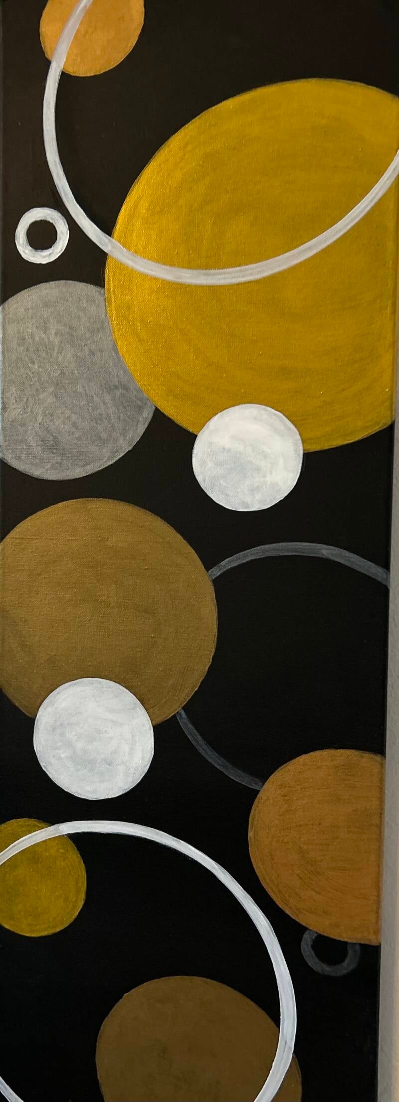 Kreise I, Acryl, 30x90 cm, PK C