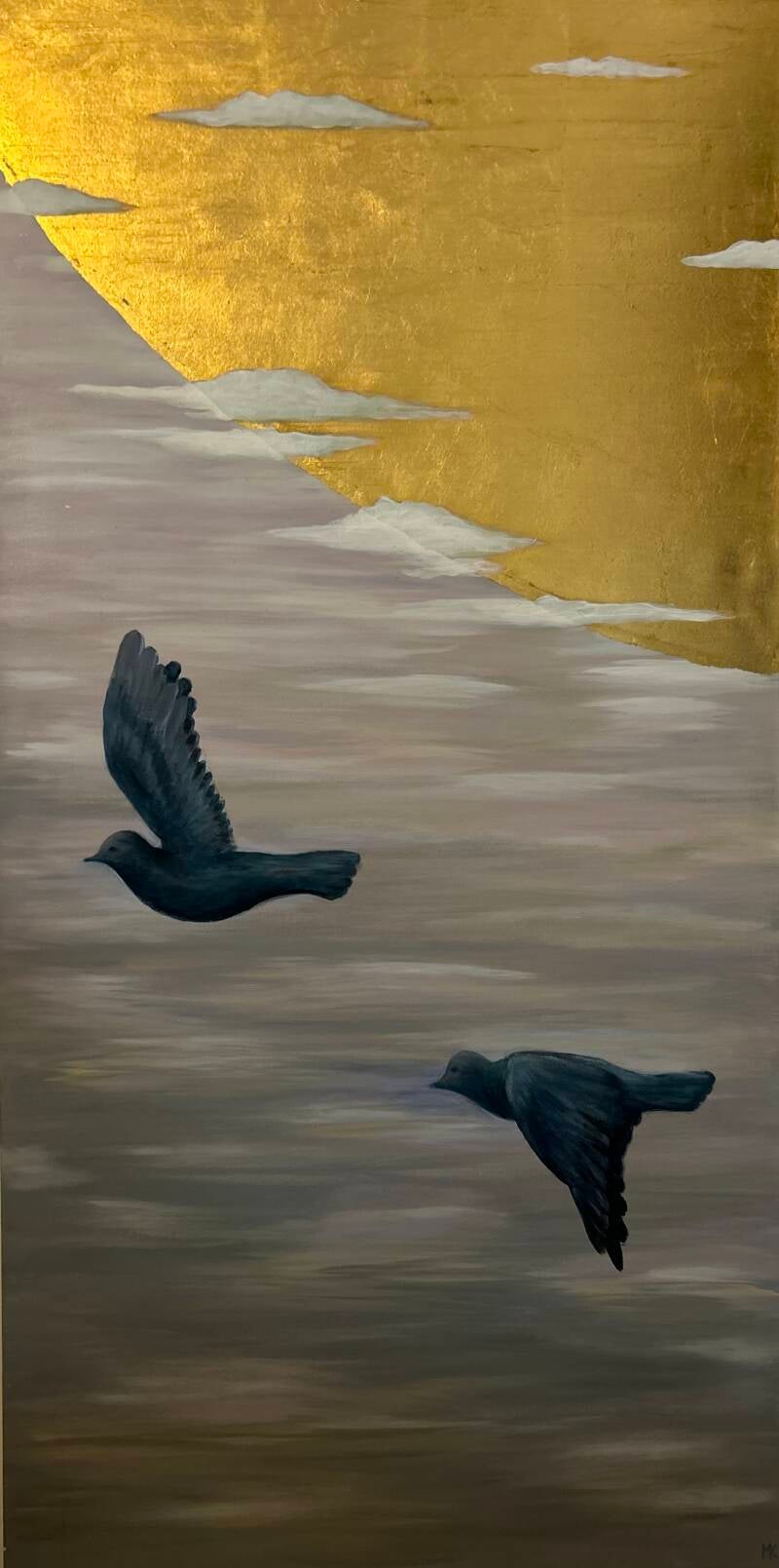 Freiheit, Acryl, 140x70 cm, PK G