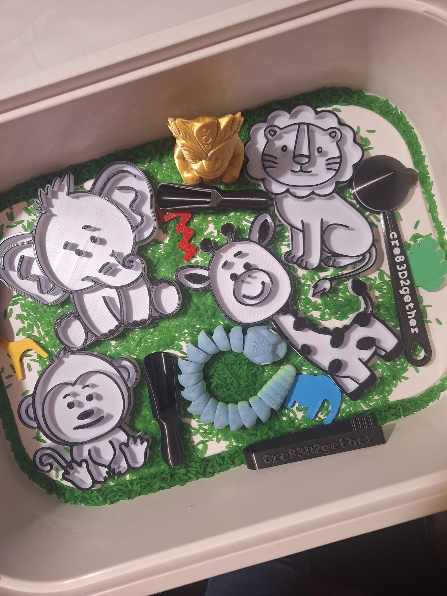 Zoo sensory set