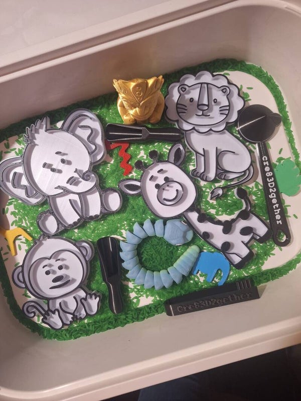 Zoo sensory set