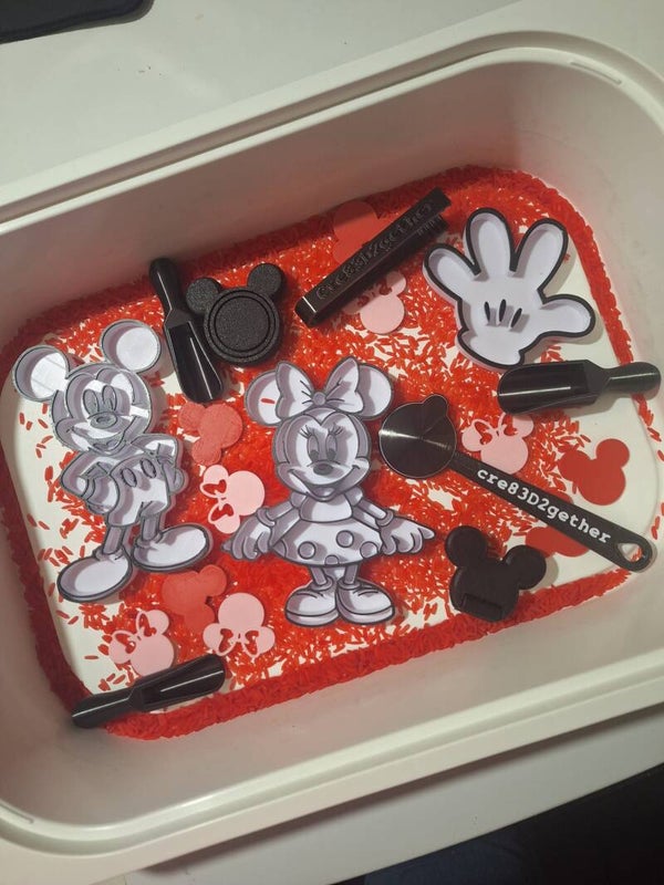 Mickey & Minnie sensory set