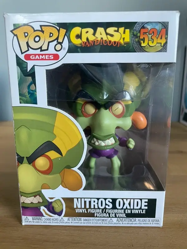 Funko Pop Nitros Oxide, Crash Bandicoot