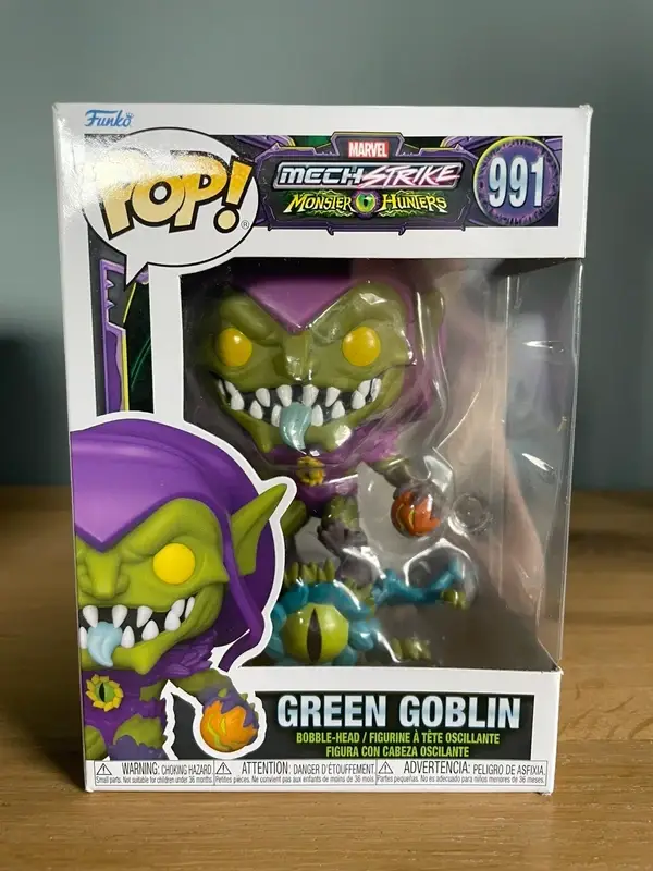 Funko Pop Green Goblin, Mechstrike Monster Hunters