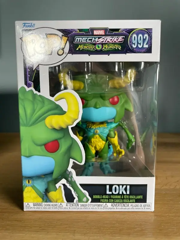 Funko Pop Loki, Mechstrike Monster Hunters