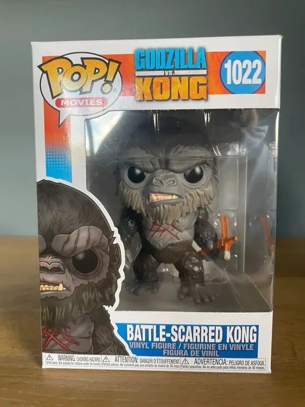 Funko Pop Battle-Scarred Kong - Godzilla VS Kong