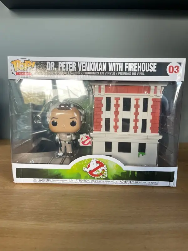 Funko Pop Dr. Peter Venkman With Firehouse, Ghostbusters