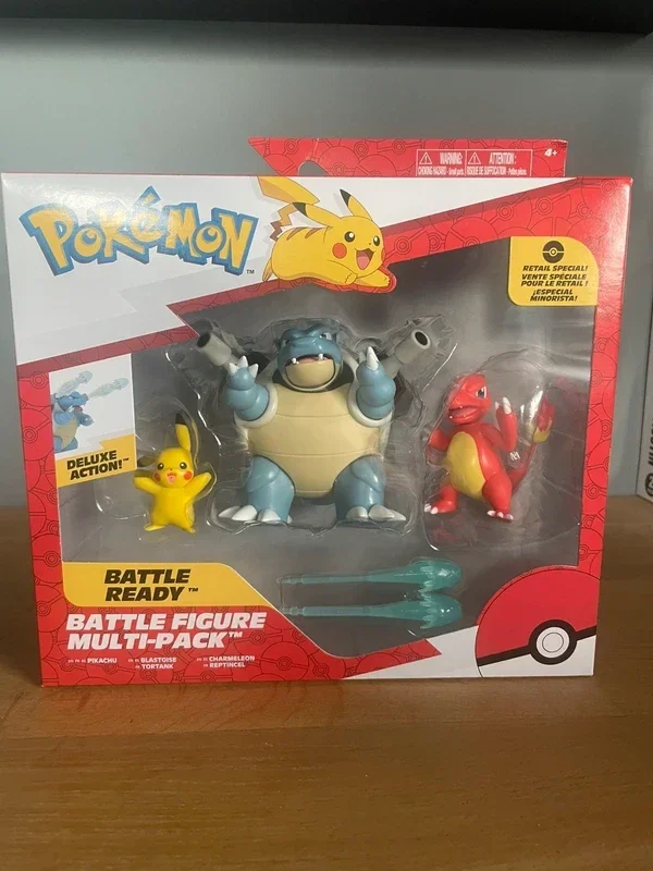 Pokémon Battle Figures - Blastoise, Pikachu, Charmeleon