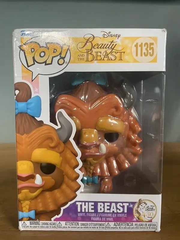 Funko Pop The Beast, Beauty and The Beast Disney