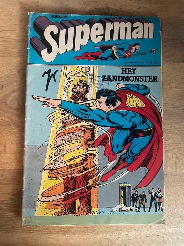 Superman en het Zandmonster - DC Stripboek