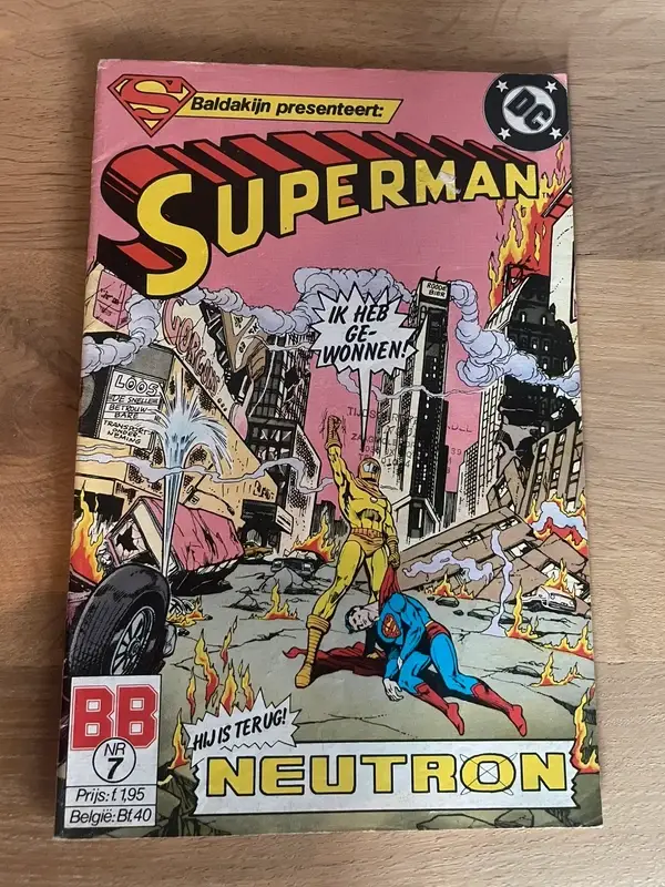 Stripboek Superman DC - Neutron Hij is terug!