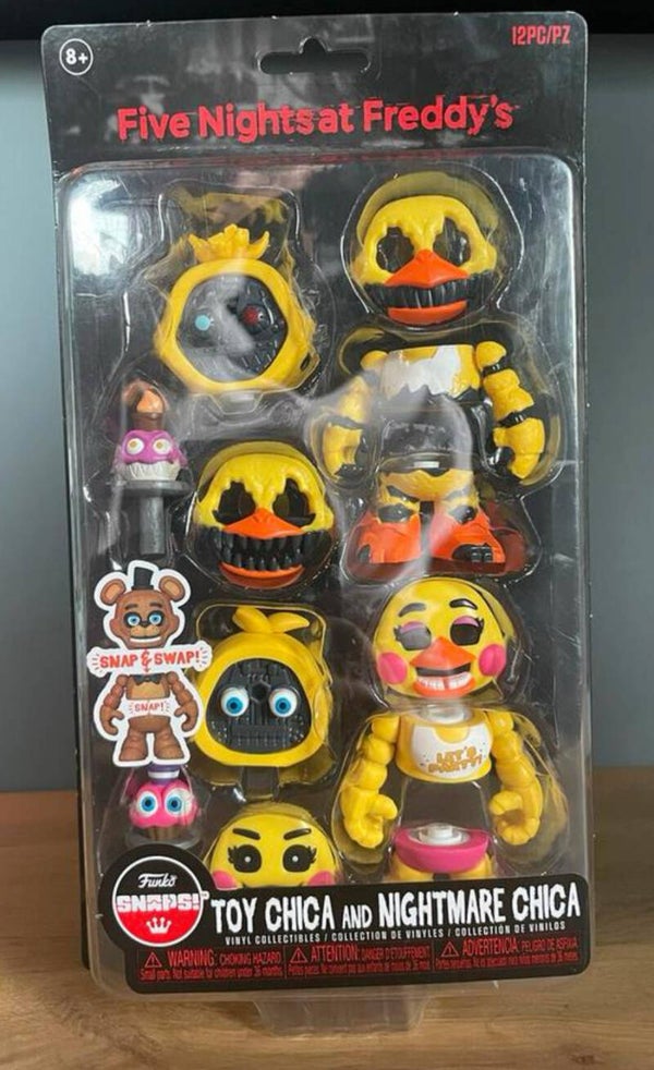 Funko Snaps Toy Chica & Nightmare Chica - FNAF