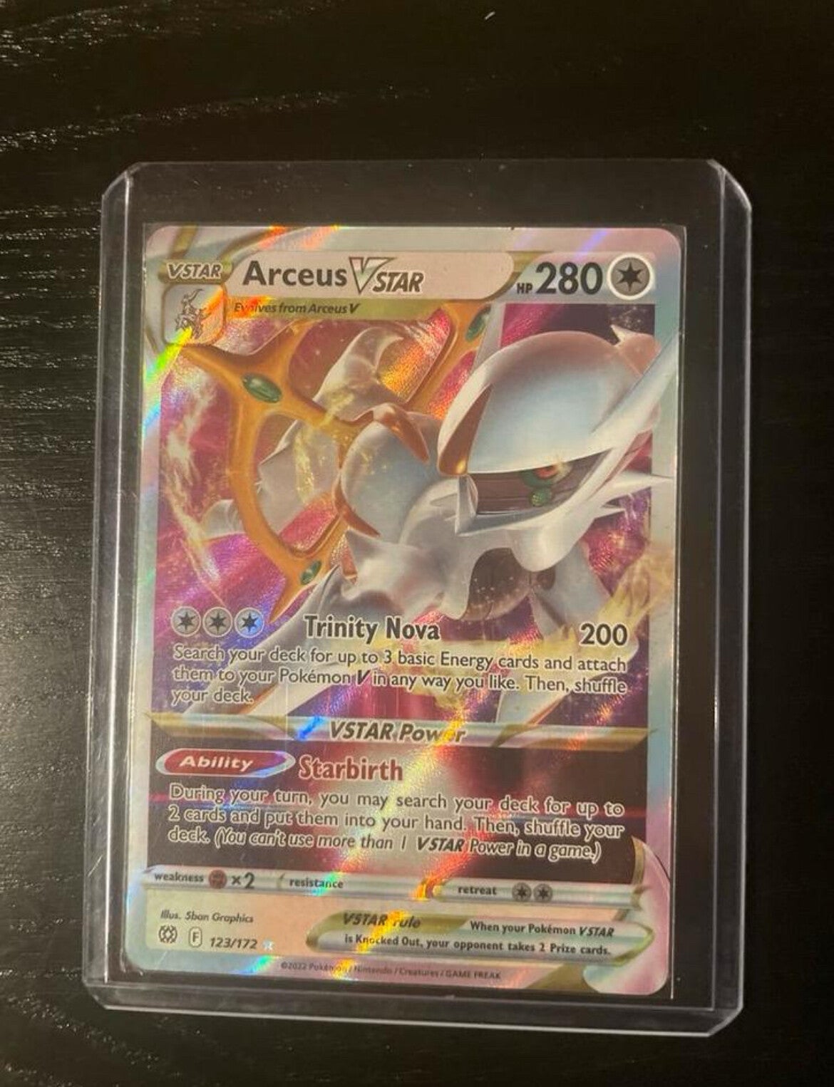 Arceus VSTAR Pokemon Kaart - 123/172