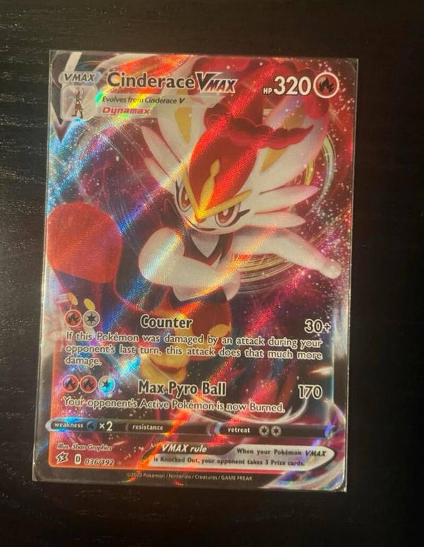 Pokemon kaart - Cinderace VMAX - 036/192