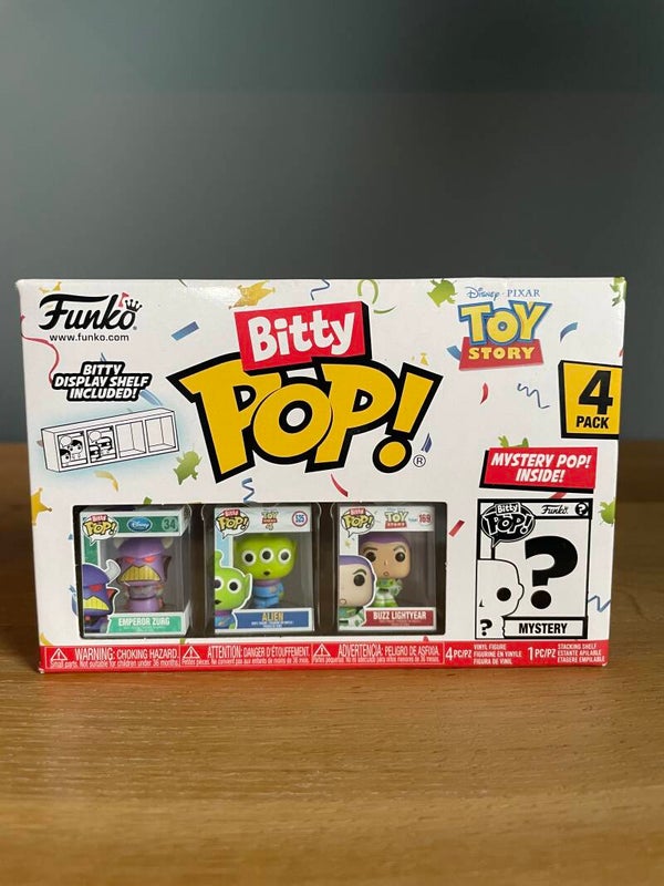 Funko Bitty Pops Toy Story - Alien, Zurg, Buzz Lightyear!
