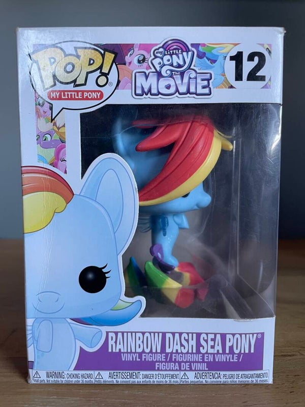 Funko Pop Rainbow Dash Sea Pony - My Little Pony Movie
