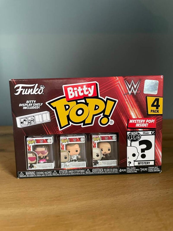 Funko Bitty Pop WWE: Bret Hart, Shawn Michaels, Mean Gene