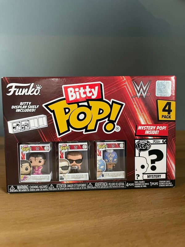 Funko Bitty Pop WWE: Razor Ramon, Diesel, Rey Mysterio