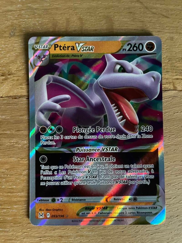 Aerodactyl Pokémon Kaart V Star