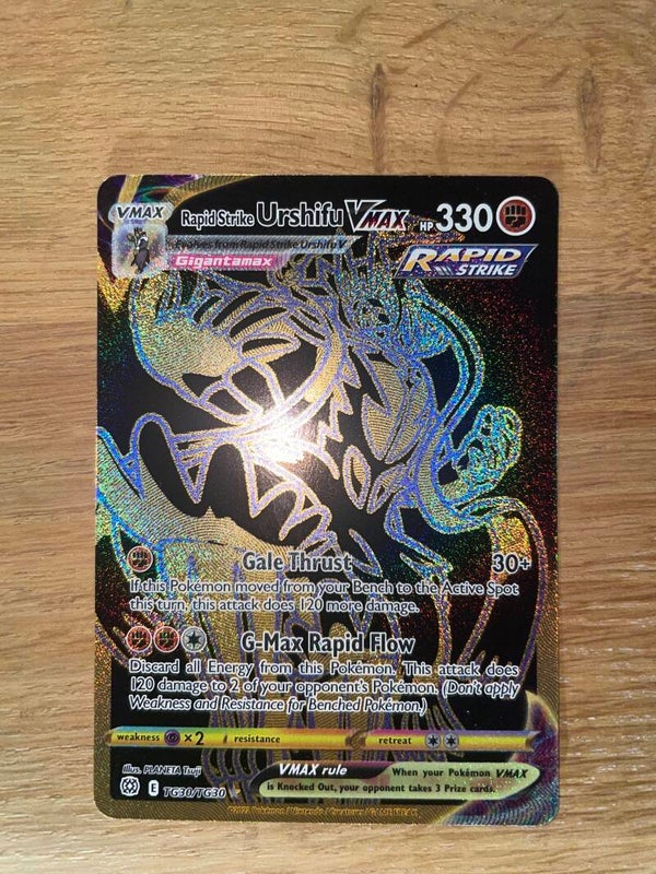 Pokémon Urshifu VMAX Rapid Strike Gold (TG30/TG30)