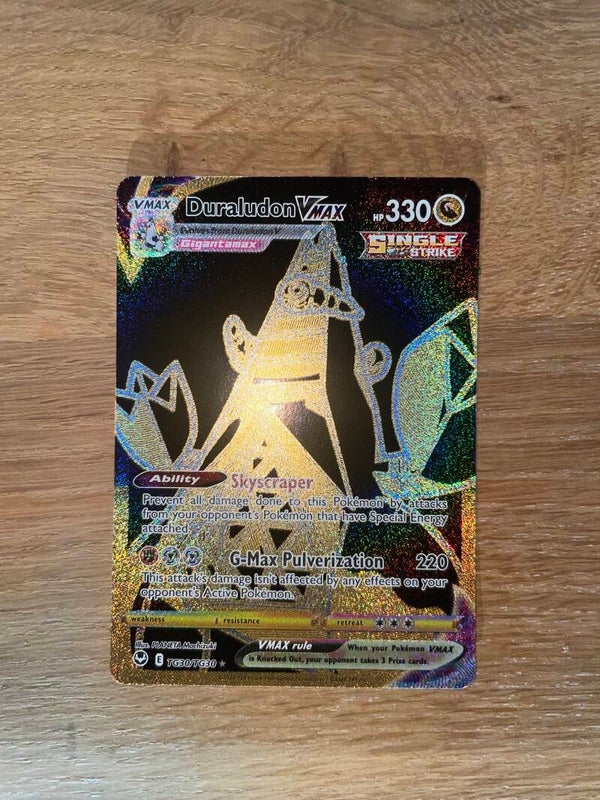 Pokemon Kaart Duraludon VMAX Gold Secret Rare