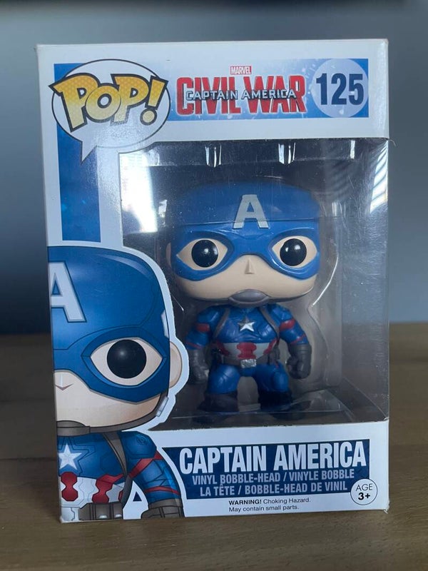 Funko Pop Captain America Civil War Marvel #125