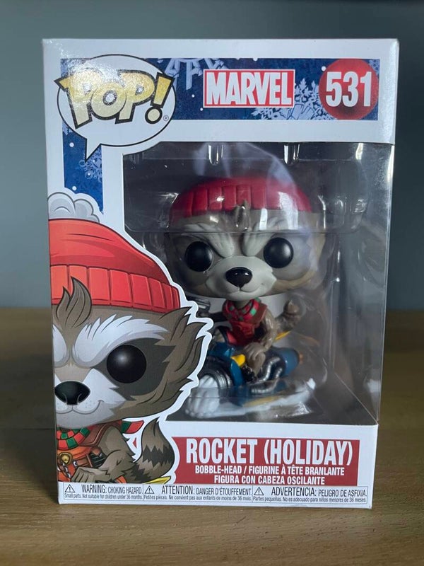 Funko Pop Rocket (Holiday) - Guardians of the Galaxy Marvel
